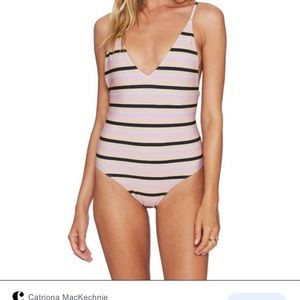 Beach Riot one piece bathing suit - Peach